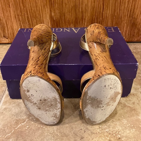 Enzo Angiolini Strappy Heels - Size 7 - Picture 5 of 6